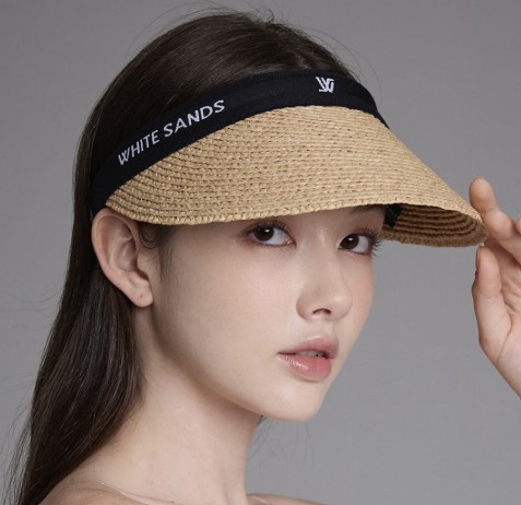 라자르 천연 라피아 여성 여름 썬캡